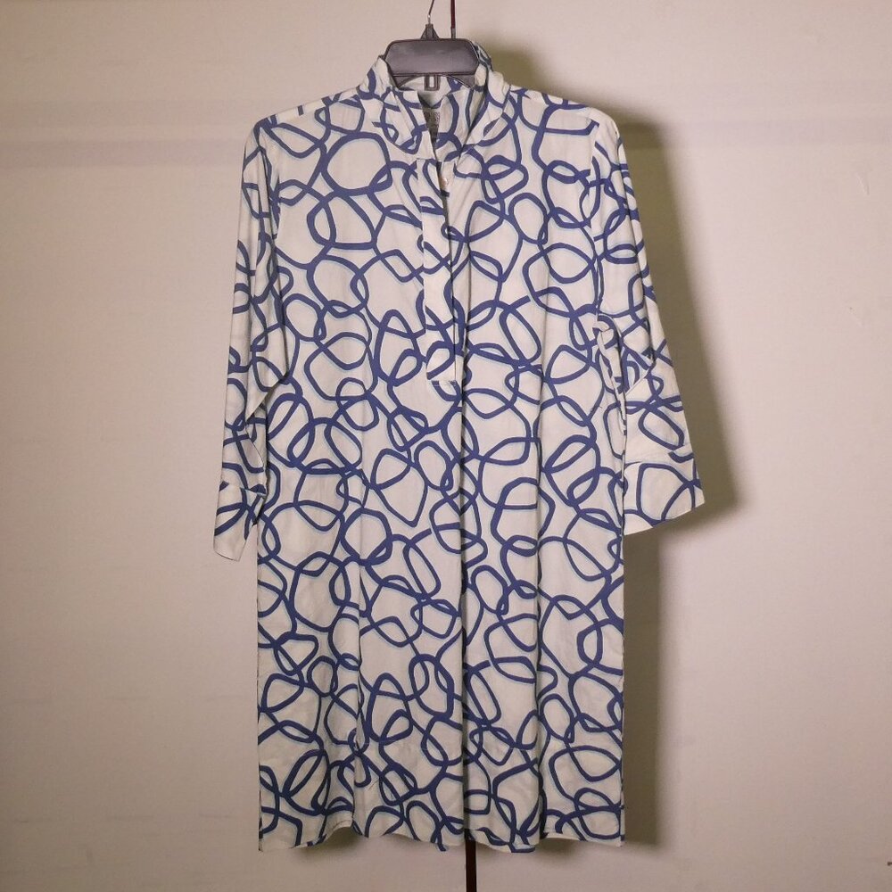 Holly Shae Dress – White/Blue, Size XS-M | NWT